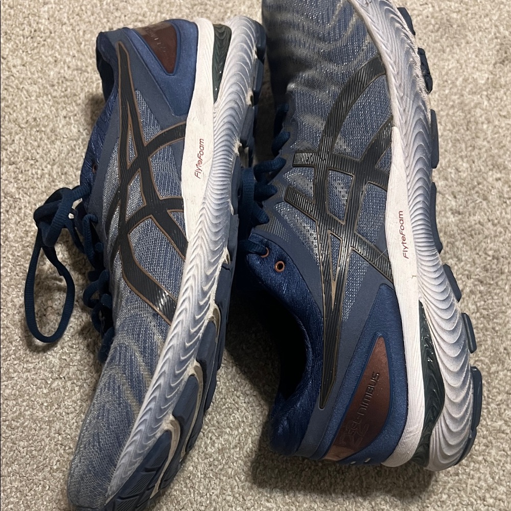 ASICS Men's Navy gel-nimbus 11 wide